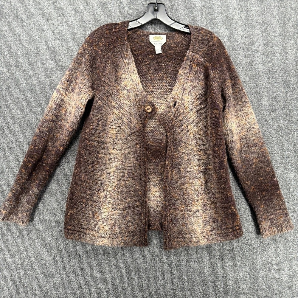 Talbots Cardigan Sweater Womens S Wool Mohair Boho Fairy Grunge Cottage‎ Farm